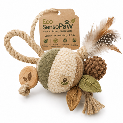Eco SensoPaw - Sustainable Sensory Pet Toy